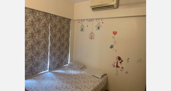 2 BHK fully furnished flat for lease in Emerald Isle