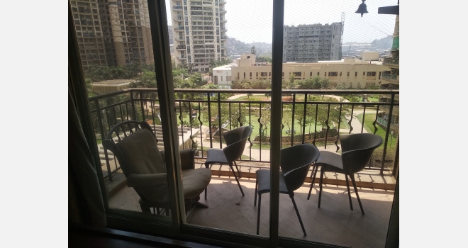 3 BHK furnished aprtment for lease in Nahar Amrit Shakti Chandivali