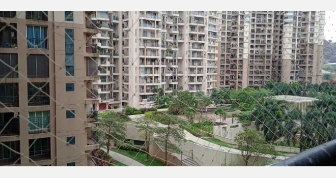 3 BHK fuully furnished flat for lease in Nahar Amrit Shakti Complex
