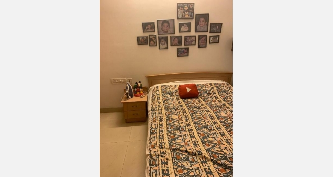2 BHK semi furnished flat for lease in FRANGIPANI FIORELLO building, Chandivali