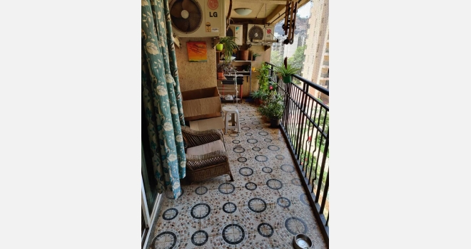 3 BHK beautifully interior done up flat for lease in Nahar Amrit Shakti