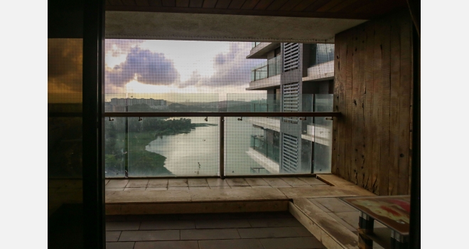 3 BHK for lease in iconic tower of Lake Front Solitaire, Powai