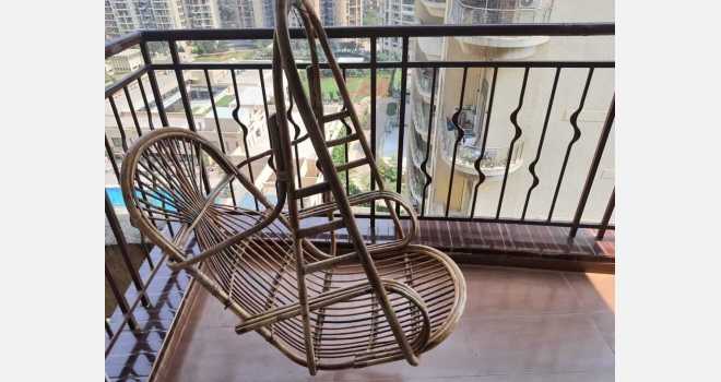 3 BHK interior done up flat in Nahar Amrit Shakti