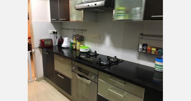 Interior done up 3 BHK fully furnished for leasing in Nahar Amrit Shakt,Chandivalii