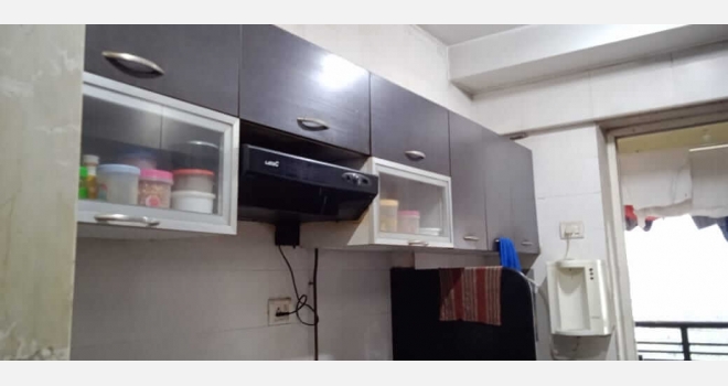 3 BHK fully furnished interior done up flat in chandivali for rent