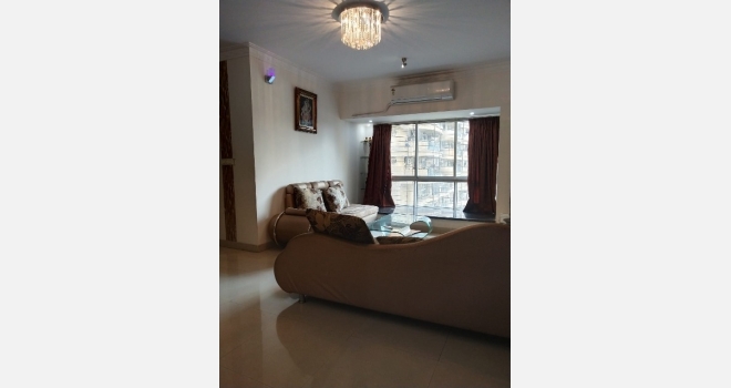 3 BHK fully furnished flat for sale in Arum Allamanda Building, Chandivali