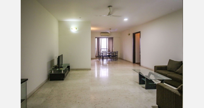 3 BHK for lease in iconic tower of Lake Front Solitaire, Powai