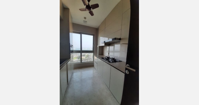 2 BHK semi furnished flat for rental in Atlantis building a brand-new new construction of Hiranandani developer in Powai.