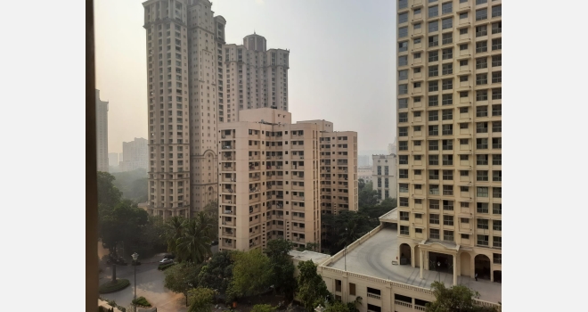 2 BHK semi furnished brand new flat for rent in Hranandan Gardens, Powai