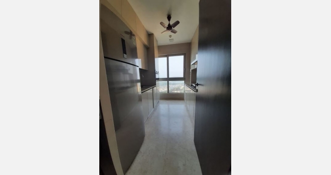 2 BHK semi furnished flat for rental in Atlantis building a brand-new new construction of Hiranandani developer in Powai.