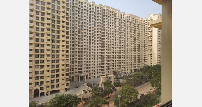 2 BHK semi furnished brand new flat for rent in Hranandan Gardens, Powai