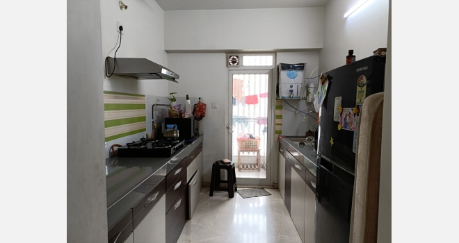 2.5 BHK semi furnished flat for lease in Godrej The Trees