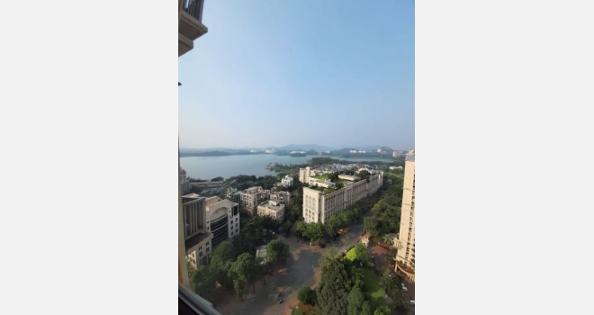 2 BHK semi furnished flat for rental in Atlantis building a brand-new new construction of Hiranandani developer in Powai.