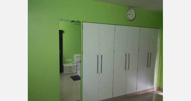 3 BHK interior done up flat in Nahar Amrit Shakti