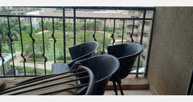 3 BHK fuully furnished flat for lease in Nahar Amrit Shakti Complex