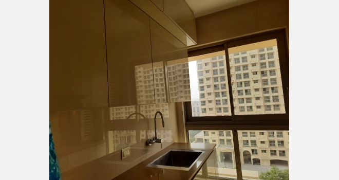 2 BHK semi furnished brand new flat for rent in Hranandan Gardens, Powai