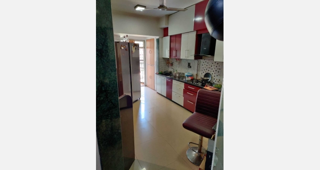 3 BHK beautifully interior done up flat for lease in Nahar Amrit Shakti