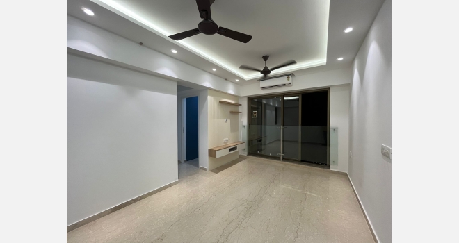 2 bhk semi furnished flat for rent in Kanakia Silicon Valley