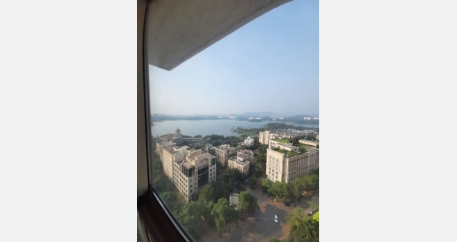 2 BHK semi furnished flat for rental in Atlantis building a brand-new new construction of Hiranandani developer in Powai.