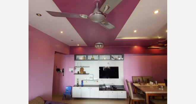 3 BHK interior done up flat in Nahar Amrit Shakti
