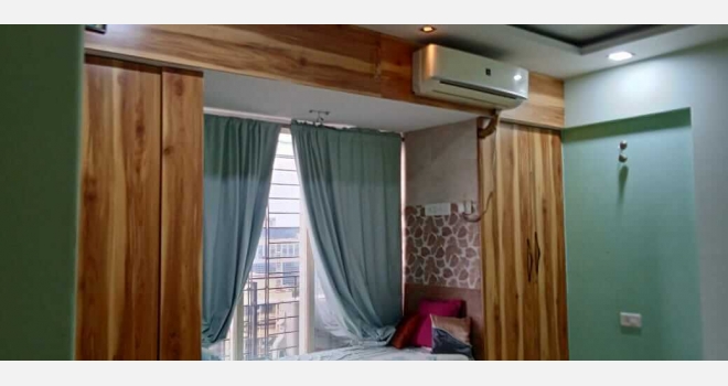 3 BHK fully furnished interior done up flat in chandivali for rent