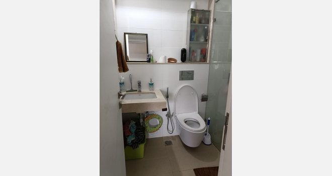 2.5 BHK semi furnished flat for lease in Godrej The Trees