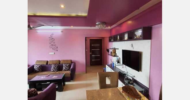 3 BHK interior done up flat in Nahar Amrit Shakti