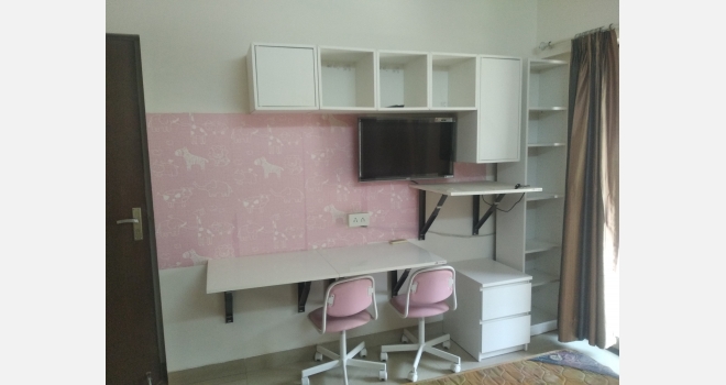3 BHK furnished aprtment for lease in Nahar Amrit Shakti Chandivali