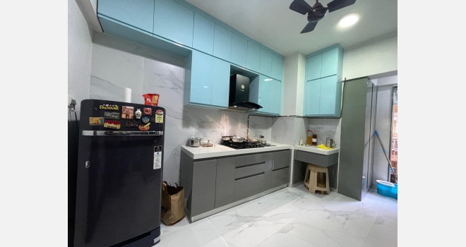 3 BHK fully interior done up flat for sale in Nahar Amrit Shakti